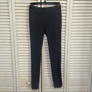 Athleta Leggings Medium Gray Stitch Details Full Length Lounge 759744